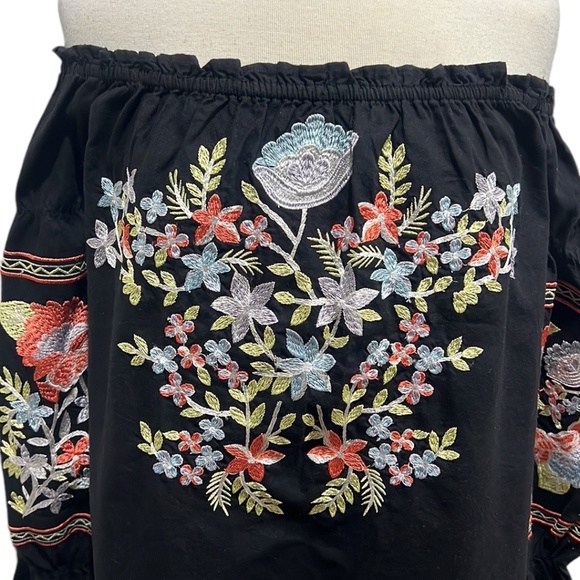 Free People Fleur du Jour Embroidered Mini Dress W/Pockets NWT Sz M (Ove… - Picture 4 of 7